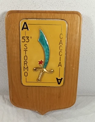 £53.05 • Buy CREST MILITARY AIR FORCE 53rd HUNTING STORMO MADE ITALY ARMY