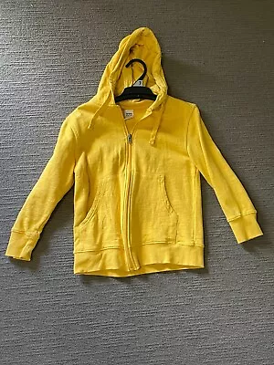 Boys Yellow Zip-up Jacket With Hood - Size 7 - EUC!!! • $5