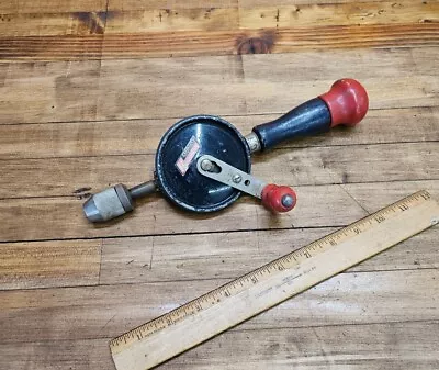 Vintage Hand Drill Auger EGGBEATER Bit Brace • STANLEY TOOLS 1960s • ☆USA • $0.99