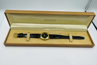$407.09 • Buy Gucci Authentic Yellow Gold Plated Ladies Quartz Watch