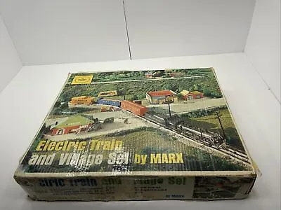 Marx Electric Train And Village Set #4341 • $100