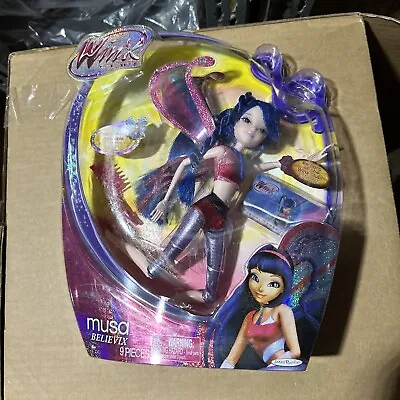 Winx Club 2012 BELIEVIX COLLECTION MUSA Nickelodeon/JAKKS Doll_42402_Sealed • $445.40