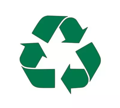 Recycle Symbol Decal PICK SIZE COLOR Vinyl Sticker Work Home Reuse Trash Garbage • $1.29