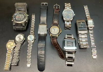 Large Watch Lot Vintage And Modern Parts And Repair. Lot#60 • $49.95