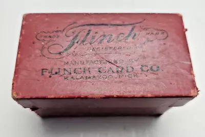 Vintage 1913 FLINCH Card Game ~The Acme Of Parlor Games Original Box • $19.99