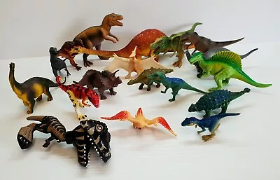 Dinosaurs Toys Bulk Mixed Lot - Vintage & Modern Plastic Figures 18 Pieces • $25