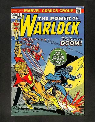 Warlock #5 Versus Doctor Doom! Marvel 1973 • $4