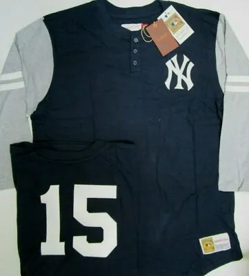 THURMAN MUNSON  NEW YORK YANKEES Mitchell & Ness 3/4 BIG TALL Sleeve Jersey • $34.99