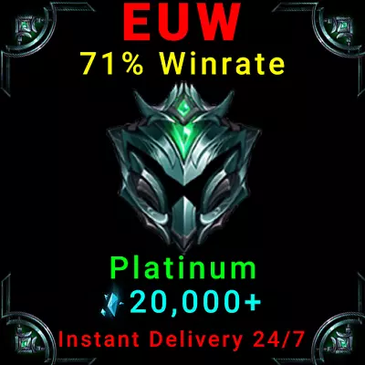 EUW Plat LoL Acc League Of Legends Account Cosmic Paladin Sion Leprechaun Veigar • £29.88