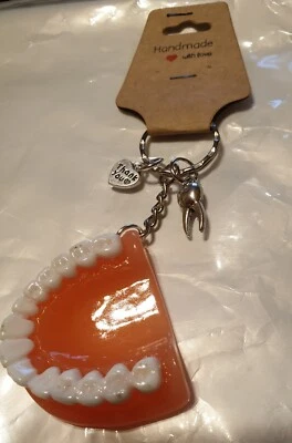 £0.99 • Buy THANK YOU GIFT FOR Dentist, Dental Hygienist  Keyring Keychain