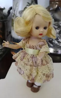 NASB Nancy Ann Storybook MUFFIE Blonde SLW No Brows DOLL In Yellow Brown (2243c) • $119