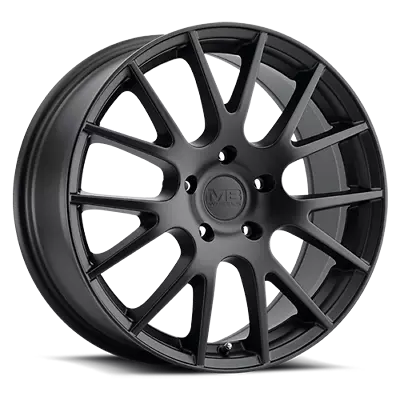 1 New 17X7.5 40 5X114.3 MB Wheels Crux Black Wheel/Rim 17 Inch 66916 • $135