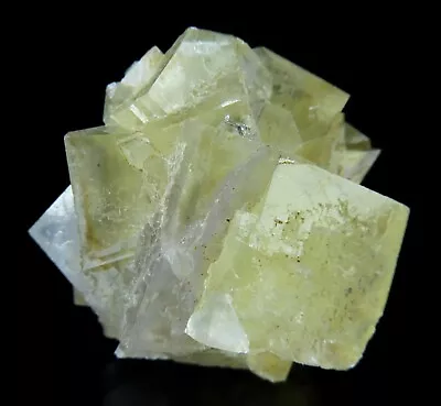 Pale Yellow FLUORITE Crystals * Fluorite Mine Occitanie France • $9.50