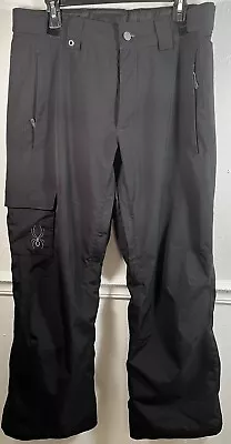 Spyder Mens M Ski Snowboard Pants Thinsulate XTL Spylon Pockets Adjustable Waist • $39.99