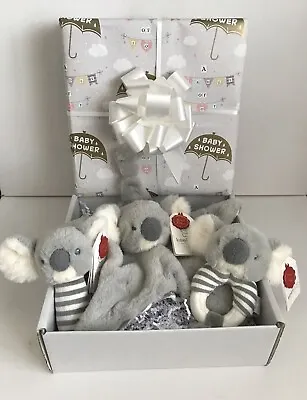 Unisex Baby Gift Hamper Basket Maternity Shower Gift Baby Neutral Baby Gift Idea • £25.64