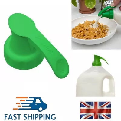 Topster Milk Top Pourer Green Fits On Plastic Milk Bottle Tops Dishwasher Safe • £8.25