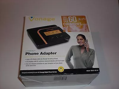 Vonage VDV21-VD Home Digital Phone VoIP Wire 2 Porter Router Internet Full Set ✪ • $17.99