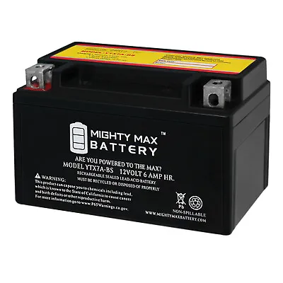 Mighty Max YTX7A-BS Battery For Gas Gy6 Scooter Moped 50CC 125CC • $25.99