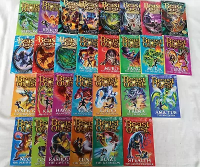 Beast Quest X 29 Books Adam Blade Series 4 5 & 6 + Others Bundle • £22