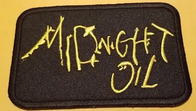 Embroidered Midnight Oil Rock Band Patch *  Approx.  2.5x4  • $7.63