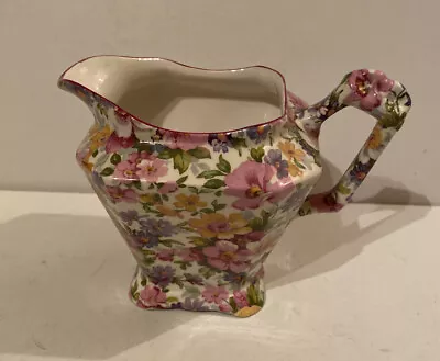 £39.99 • Buy Vintage James Kent Du Barry Chintz Decorative Milk Jug