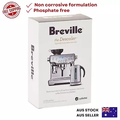 Breville The Coffee Machine Descaler 4Pk Clear Espresso Kettles BES0070NAN1 • $39.90
