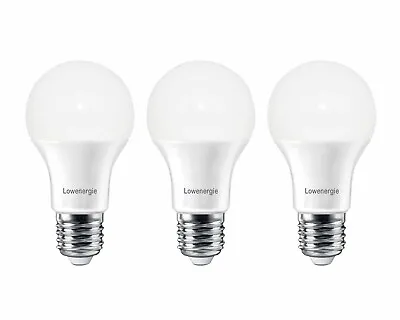 Energy Saving LED Light Bulb 10w  Large Screw E27 Day White 6500K SAD - 3 Pack • £7.29