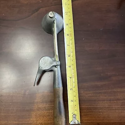 Vintage ICE CREAM SCOOP ALUMINUM  And BRASS QUICK AND EASY CONE SHAPED #20 • $19.50