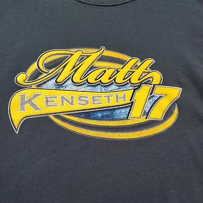 Vintage NASCAR Matt Kenseth T-Shirt Mens Size XL Car 17 Dewalt Racing Y2K  • $17.89