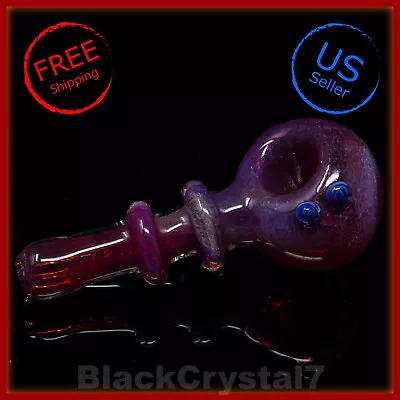 3.5 Inch Handmade Thick Mini Pocket Purple Tobacco Smoking Bowl Glass Pipes • $11.99