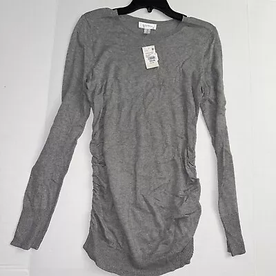 Motherhood Maternity Sweater Thin Gray Size Medium  New With Tags • $14.99