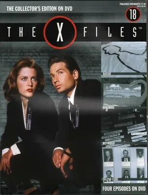 THE X FILES - DAVID DUCHOVNY - Collector's Magazine No. 18 With NEW SEALED DVD • £2.50