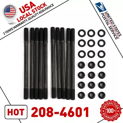 12 Point Nuts Black Cylinder Head Stud Kit For Honda Civic Si B16A B16A2 B16A3 • $92.99