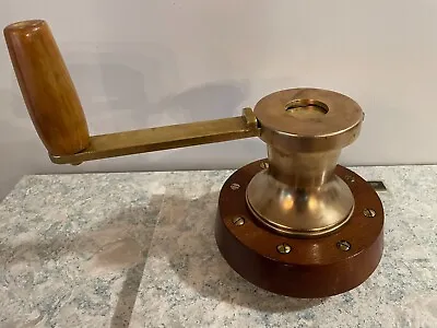 Columbia 30 Sailboat Winch - Brass Antique Beautiful  • $250