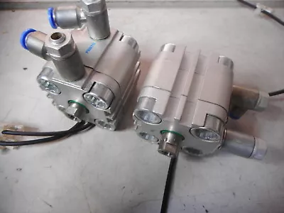 $85 • Buy FESTO PNEUMATIC CYLINDER -- Qty Of 2 -- 32mm X 5mm 156530 -- ADVU-32-5-A-P-A