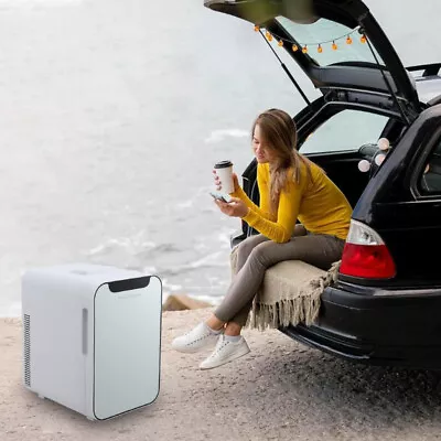 Portable Mini Fridge Freezer Cooler &Warmer Travel Camping Car Refrigerator Mute • £69.95