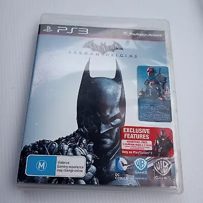 Batman Arkham Origins - Sony PlayStation 3 PS3 - Complete Inc Man Freepost • $24.95