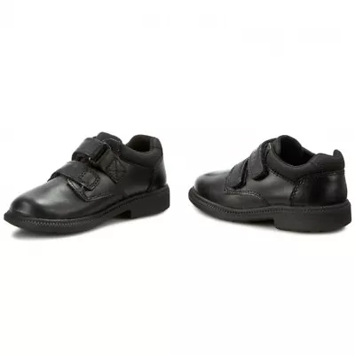 £30.99 • Buy NEW CLARKS Deaton Boys Black Leather Boys School Shoe - UK Size 10H
