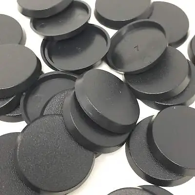 Round Plain Wargaming Plastic Bases Warhammer Brand New Wargames • £1.99