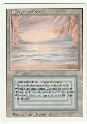 Revised Edition  MTG  Underground Sea   Magic Dual Land • $644.99