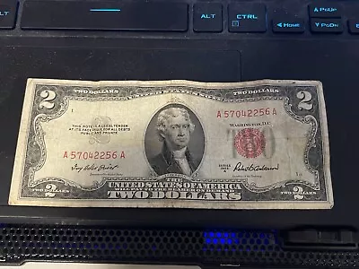 1953-A $2 Dollar Bill Red Seal United States Note • $9.99