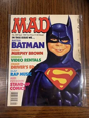 Mad Magazine September 1989 Batman!!!!!!! • $14.99