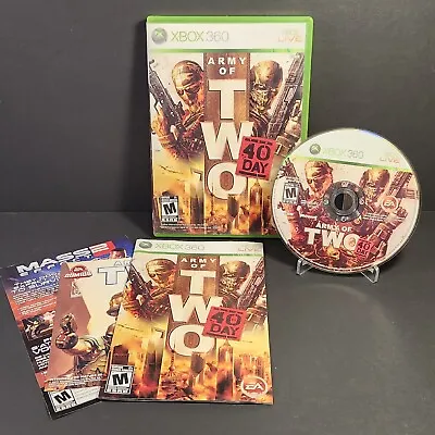 $12.95 • Buy Xbox 360 - Army Of Two: The 40th Day (2010) - Tested Complete W/ Manual
