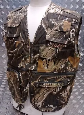 £25.99 • Buy Fishing Hunters Photographers Multi Pocket Vest Military Tree Camo - All Sizes