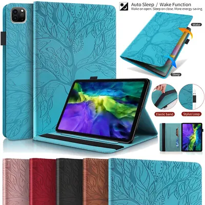 $19.99 • Buy For IPad 10th 9 8 7 6 5th Gen Air Pro Emboss Flip Leather Stand Smart Case Cover