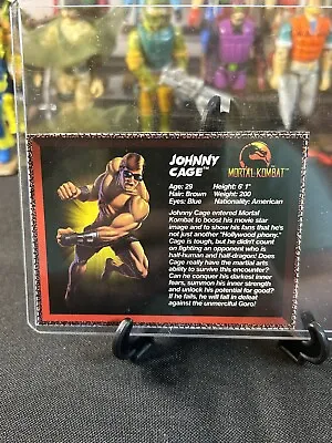 Johnny Cage Mortal Kombat GI Joe 1994 Filecard • $9.99