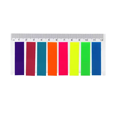 Shaped Page Marker Colorful Index Tabs Fluorescent Sticky T4P4 • £4.35