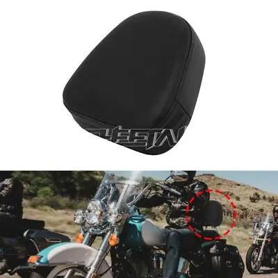 Motorcycle Backrest Sissy Bar Cushion Pad For Harley Honda Suzuki Rectangular • $11.99