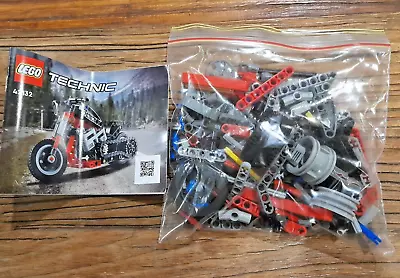LEGO TECHNIC Set 42132 - Motorcycle - Complete & In VGUC! • $12.50