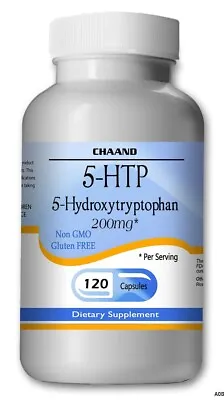 5-HTP (5-Hydroxytryptophan)  Premium Quality 120 Capsules - Free Shipping US • $17.88